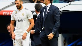 Julen Lopetegui et Karim Benzema