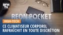 Reon Pocket: un climatiseur corporel qui rafraîchit en toute discrétion 