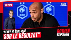 JO 2024 / Football : "Le problème, c'est que Henry va être jugé seulement sur le résultat", estime Rothen