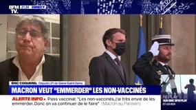 "Emmerder" les non-vaccinés: pour Éric Coquerel, Emmanuel Macron affiche un "mépris considérable"