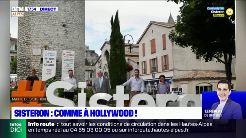 Sisteron: la ville installe une enseigne à deux pas de la mairie