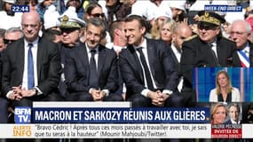 Macron et Sarkozy réunis à Glières