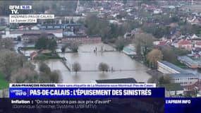 Crues dans le Pas-de-Calais: "Notre système d'endiguement est en train de lâcher" raconte Jean-François Roussel, maire de La Madelaine-sous-Montreuil