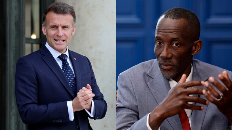Première rencontre attendue entre Emmanuel Macron et le maire de Saint-Denis Bally Bagayoko, qui avait dénoncé son "silence" sur les attaques racistes