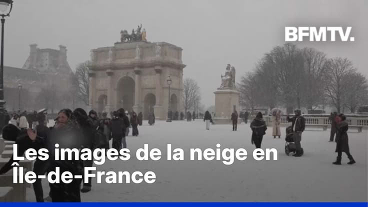 Les images de la neige en Île-de-France