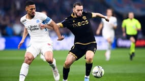 Duel entre Saliba et Gouiri lors d'OM-Nice