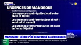 Manosque: début d'été compliqué aux urgences