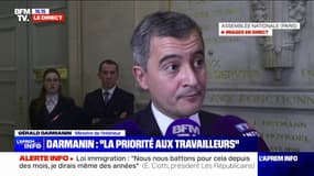 Loi Immigration: "Ce texte est une arme anti-Le Pen" estime Gérald Darmanin