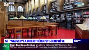 Paris: "sauver" la bibliothèque Sainte-Geneviève