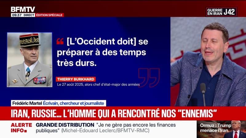 "Il y a des gens qui nous détestent un peu partout dans le monde, mais aussi des chevaux de Troie à domicile", selon Fréderic Martel, auteur de "Occidents, enquête sur nos ennemis"