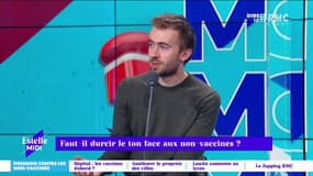 Faut-il mettre la pression sur les non-vaccinés ? "Il serait peut être temps de passer à l'obligation vaccinale" estime Hadrien Mathoux.