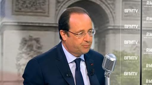 François Hollande s'exprimait ce 6 mai sur BFMTV et RMC