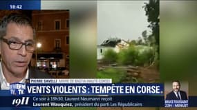 Tempête en Corse: "on nous annonce des vents très très forts dans l'heure qui va venir" explique le maire de Bastia