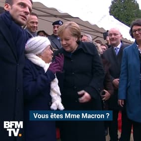 11-Novembre: une centenaire prend Angela Merkel pour Brigitte Macron