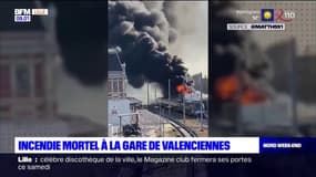 Nord: incendie mortel à la gare de Valenciennes, le trafic des TER reste perturbé