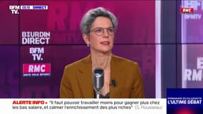 Sandrine Rousseau sur le revenu maximal: "On ne peut pas avoir une augmentation inconsidérée et incontrôlée des revenus les plus élevés"