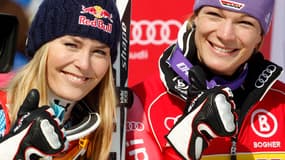 Lindsey Vonn et Maria Riesch