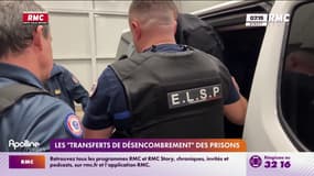 REPORTAGE RMC - Les "transferts de désencombrement" des prisons