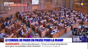 Le conseil de Paris sera suspendu mercredi après-midi pendant la manifestation