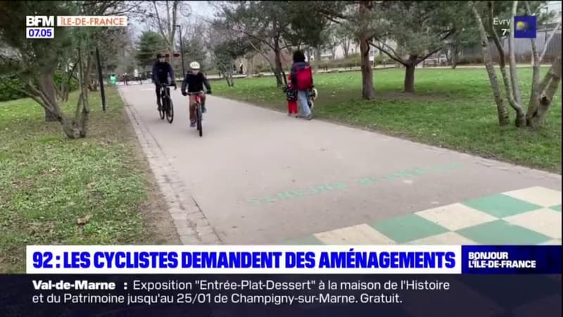 Hauts-de-Seine: les cyclistes demandent des aménagements pour "la coulée verte"