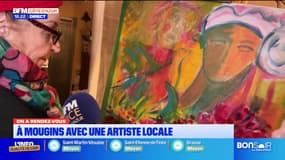 On a rdv à Mougins avec une artiste locale