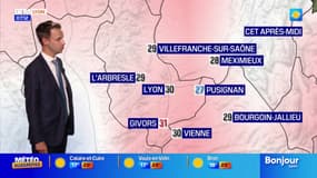 Météo Rhône: un mercredi ensoleillé, jusqu'à 31°C à Givors