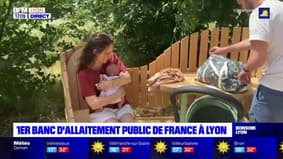 Lyon: installation d'un premier banc d'allaitement public