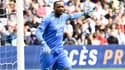 Steve Mandanda, le 7 novembre 2021 avec l'OM au Vélodrome