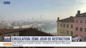 Pollution de l'air à Lyon: la circulation différenciée reconduite ce jeudi