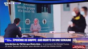 Grippe: "La vaccination n'est pas à la hauteur et" l'épidémie "n'a pas été suffisamment anticipée", estime Frédéric Lapostolle (professeur de médecine d'urgence)