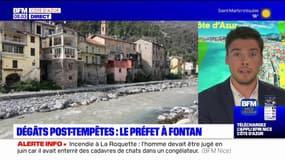 Alpes-Maritimes: le préfet attendu à Fontan pour constater les dégâts post-tempêtes