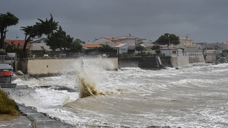 Les rafales de vents de causées par la Tempête Miguel atteignent près de 120 km/h ce vendredi matin (PHOTO D'ILLUSTRATION)