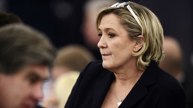 Marine Le Pen au Parlement européen, le 17 janvier 2017