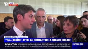 "On a l'une des agricultures les plus qualitatives au monde": dans le Rhône, Gabriel Attal au contact de la France rurale