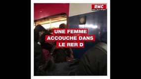  TÉMOIGNAGE RMC - "On a entendu des petits cris de bébé et on a tous applaudis": en pleine grève, une femme accouche dans le RER D