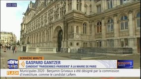 "Les Parisiens ne sont pas condamnés à un duel factice entre Griveaux et Hidalgo. Ils peuvent choisir une troisième voie", affirme Gaspard Gantzer, candidat aux municipales à Paris, annonçant "tendre la main" à Villani et Renson