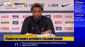 Qualifications du Mondial 2026: "Je me vois comme un attaquant qui peut jouer un peu partout", estime Hugo Ekitiké