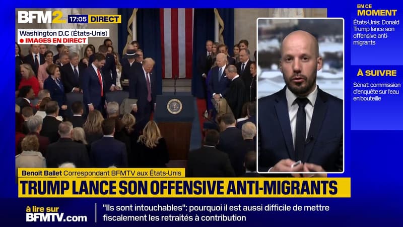 États-Unis: tout juste investi comme président, Donald Trump lance son offensive anti-migrants