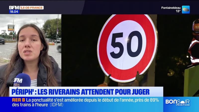 Périphérique à 50 km/h: les riverains de l'axe routier attendent pour juger la mesure