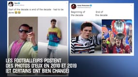 Les footballeurs postent des photos d'eux en 2010 et 2019 (et certains ont bien changé)