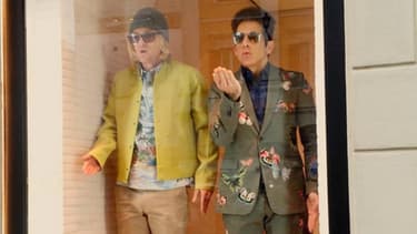 Owen Wilson et Ben Stiller, lors de la promotion de Zoolander 2, à Rome.