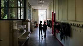 Des enfants dans une école élémentaire de Lyon, dans le Rhône, le 2 septembre 2021 (photo d'illustration). 