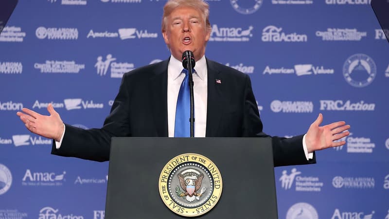 Donald Trump, le 13 octobre 2017.