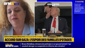 Accord sur Gaza: pour Sabrina Belhassen, proche de famille d'otages, "heureusement qu'il y a Donald Trump"