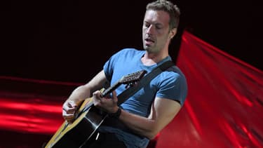 Chris Martin au concert pour les réfugiés à Central Park à New York, le 24 septembre 2016