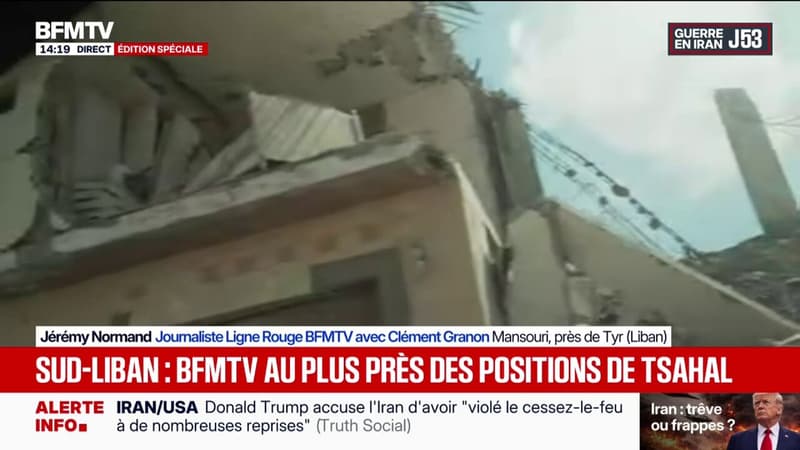 Sud-Liban: les images des bâtiments détruits par l'armée israélienne sur la "ligne jaune"