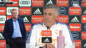 Barça – Real Madrid : Ancelotti "désolé" pour Koeman, bloqué en voiture par certains supporters