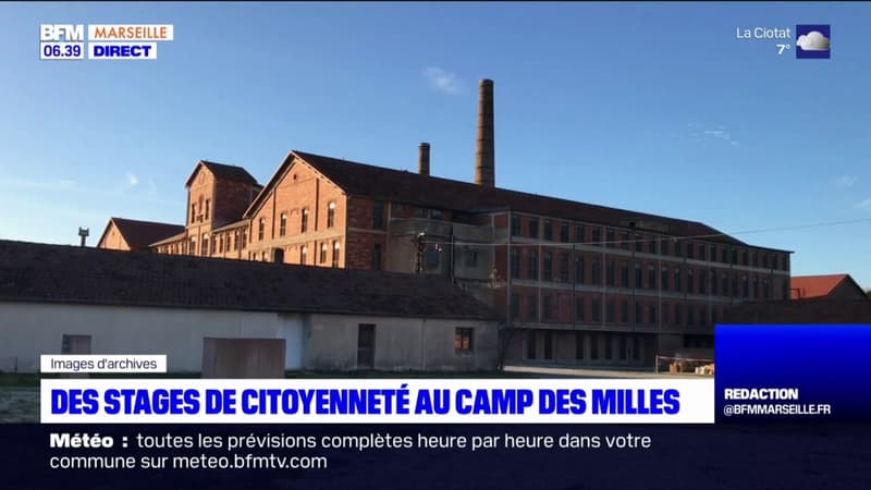 Aix-en-Provence: le site-mémorial du Camp des Milles devenu lieu de stages de citoyenneté