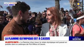 "Je suis transcendée": les mots de la maire de Cassis avant l'arrivée de la flamme sur le port