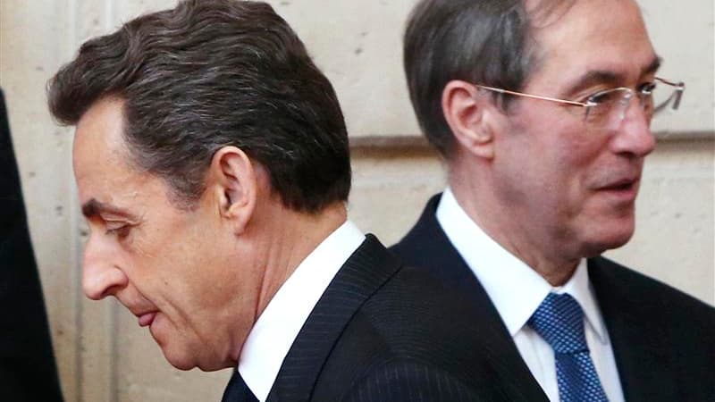 L'ancien ministre de l'Intérieur Claude Guéant a déclaré vendredi qu'une primaire d'investiture présidentielle à droite pour l'élection de 2017 était exclue si Nicolas Sarkozy revenait en politique. /Photo d'archives/REUTERS/Kenzo Tribouillard/Pool